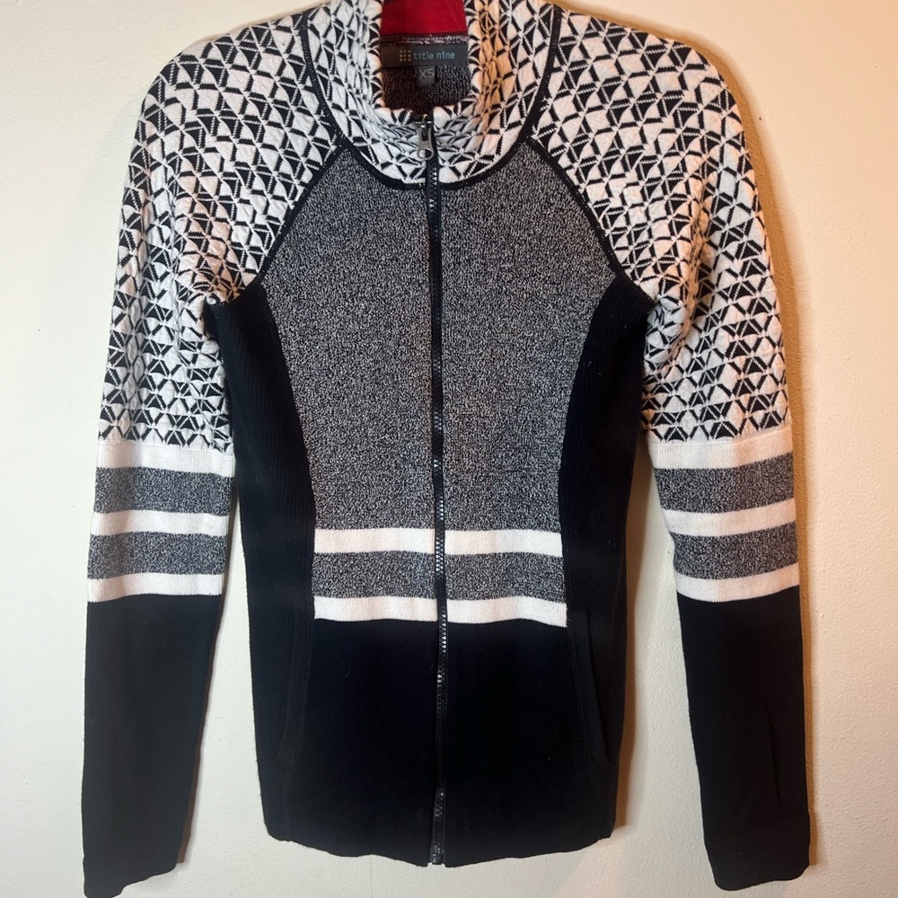 Title Nine Zip Up Sweater
